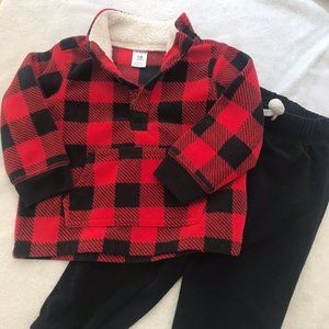 Buffalo Plaid Fleece & Pant Set